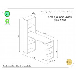 Simple  Çalışma Masası